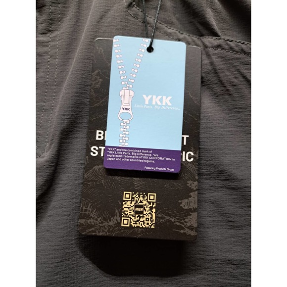 NWT Gray Mier Bi-Component Stretch Fabric knee Length Hiking Outdoor Shorts 6 - Picture 10 of 10